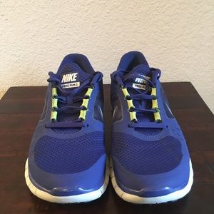 Women’s Nike Free Run 3 Deep Royal/Volt Size 9